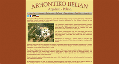 Desktop Screenshot of belianpelion.com